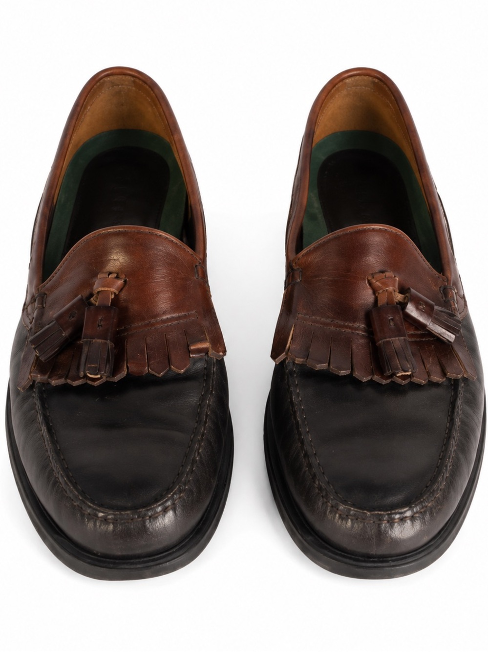 Sebago "Lites" brown leather tassel Vintage loafers